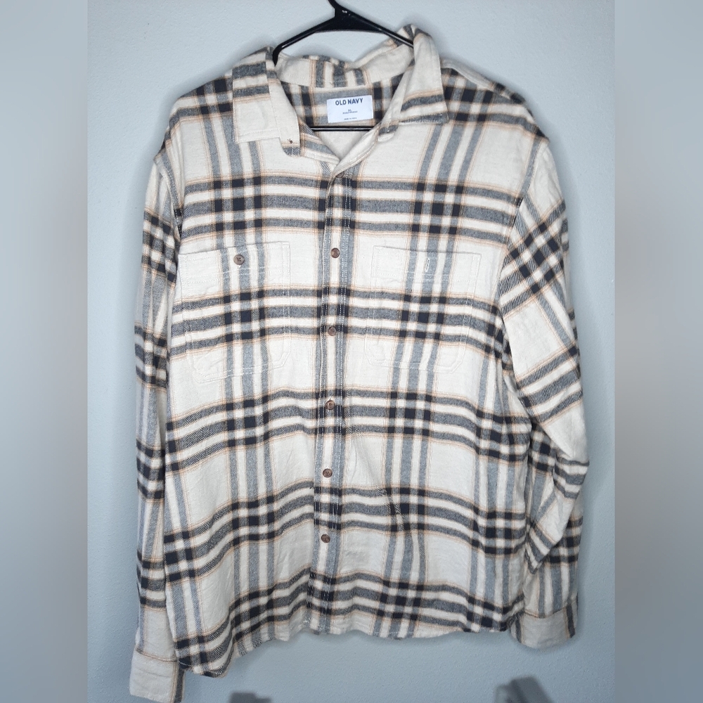 Old Navy double brushed men's flannel